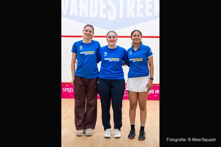 Ook 'MeerSquash dames winnen bij seizoenstart