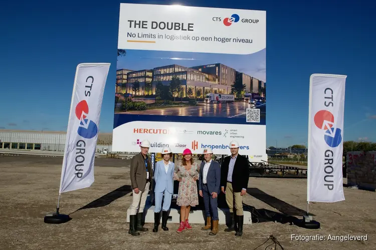 CTS GROUP slaat eerste paal voor uniek dubbellaags nieuwbouwproject 'The Double' op Schiphol Trade Park
