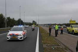 Motorrijder gewond bij aanrijding met auto op A9