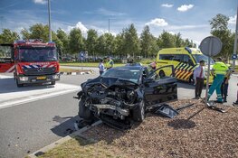 Gewonde bij harde aanrijding op de Rijkerstreek op Schiphol
