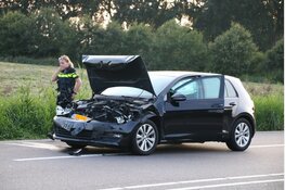 Kop-staartbotsing in De Kwakel
