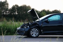 Kop-staartbotsing in De Kwakel