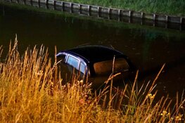 Auto te water in Aalsmeer