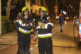 Brand bij watersportbedrijf aan de Aalsmeerderdijk in Rijsenhout