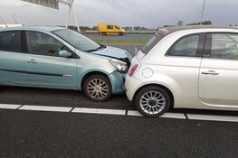 Meerdere auto’s betrokken bij kop-staart aanrijding op de A4