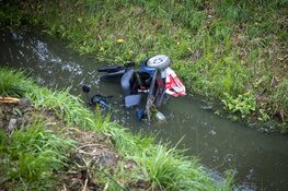 Hulpdiensten groots uitgerukt voor te water geraakte scootmobiel