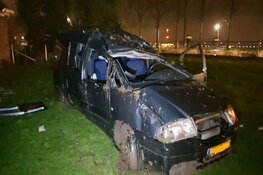 Spontane hagel: auto's crashen in Lijnden