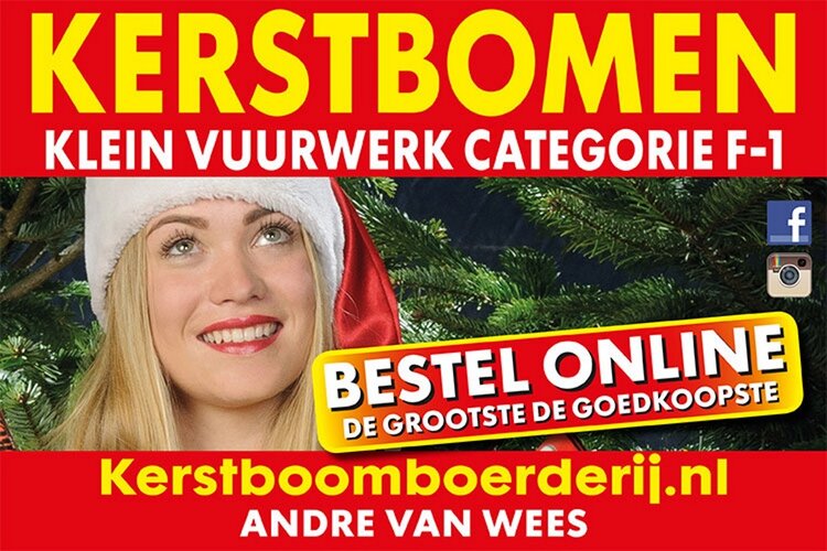 Kerstbomen en vuurwerk (cat. F-1)  scherp geprijsd bij Kerstboomboerderij.nl