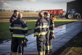 Brand in loods aan de IJweg in Hoofddorp