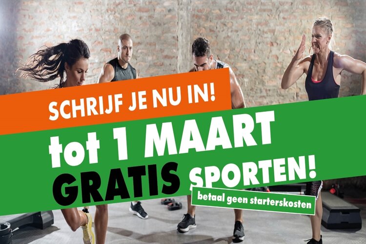 Sport tot 1 maart gratis bij Sportcentrum Nieuw-Vennep!