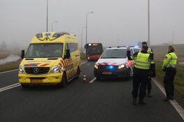 Auto te water in Vijfhuizen