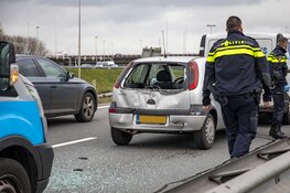 Veel vertraging door ongeval afrit A200 Rottepolderplein