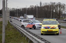 Veel vertraging door ongeval afrit A200 Rottepolderplein