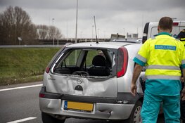 Veel vertraging door ongeval afrit A200 Rottepolderplein