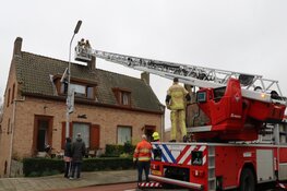 Schoorsteenbrand in Badhoevedorp