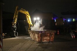 Groot alarm blijkt containerbrandje