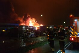Uitslaande brand in loods Boesingheliede