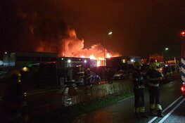 Uitslaande brand in loods Boesingheliede