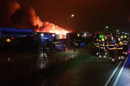 Uitslaande brand in loods Boesingheliede