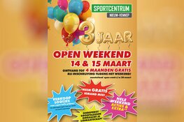 Open weekend bij Sportcentrum Nieuw-Vennep