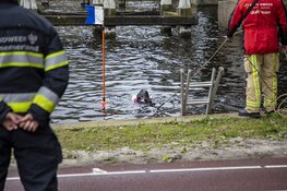 Zoekactie in water langs de Nieuwemeerdijk na aantreffen scootmobiel