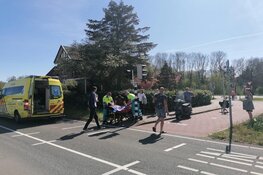Scooterrijder gewond na aanrijding met bus
