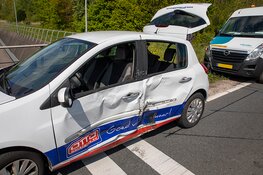 Veel overlast door ongeval op de N205 bij de Cruquius