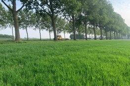 Motorrijder schiet veld in bij ongeval in Abbenes