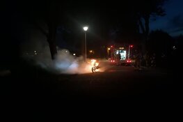 Scooter in brand in Uithoorn