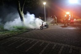 Scooter in brand in Uithoorn