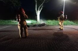 Scooter in brand in Uithoorn