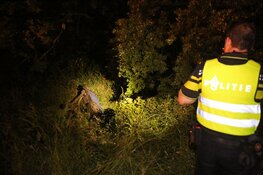 Automobiliste belandt in de sloot naast N205 bij Vijfhuizen