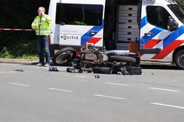 Motorrijder zwaargewond na aanrijding