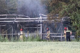 Brand in kas in Aalsmeer