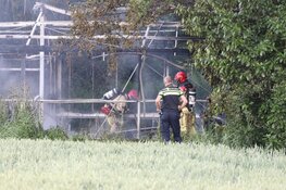 Brand in kas in Aalsmeer