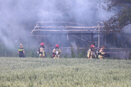 Brand in kas in Aalsmeer