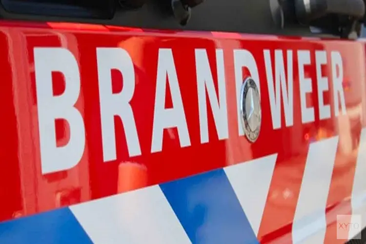Gestolen vrachtwagen in brand