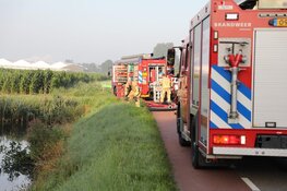Brand in kas De Kwakel