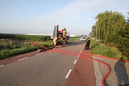Brand in kas De Kwakel