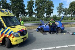 Aanhouding en voortvluchtenden na ongeluk Halfweg