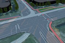 Werkzaamheden kruispunt Fokkerweg – N196