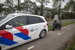 Scooter aangetroffen in sloot langs de Schipholweg in Lijnden