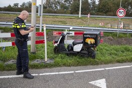 Maaltijdbezorger gewond bij ongeval in Zwanenburg