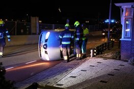 Automobilist aangehouden na eenzijdig ongeluk