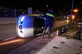 Automobilist aangehouden na eenzijdig ongeluk