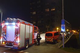 Bewoners appartementencomplex 's nachts op straat na brandmelding