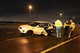 Ongeval met drie auto's op A9 bij Boesingheliede: twee gewonden