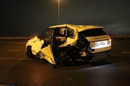Ongeval met drie auto's op A9 bij Boesingheliede: twee gewonden