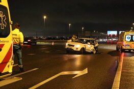 Ongeval met drie auto's op A9 bij Boesingheliede: twee gewonden