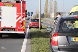 Veel blikschade bij ongeval N201